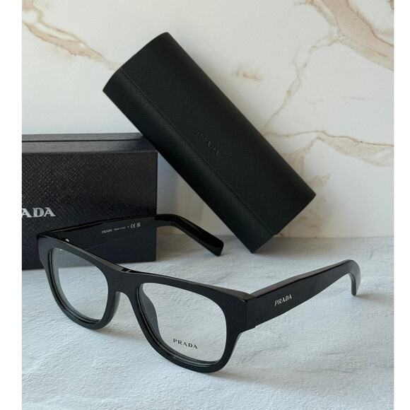 NEW Prada PR D08U Black Unisex Eyeglasses Frames